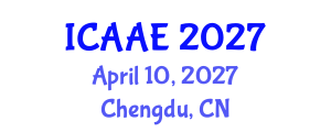 International Conference on Aerospace and Aviation Engineering (ICAAE) April 10, 2027 - Chengdu, China International Conference on Aerospace and Aviation Engineering (ICAAE) April 10, 2027 - Chengdu, China
