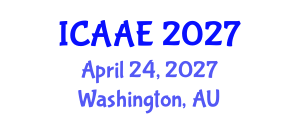 International Conference on Aerospace and Aviation Engineering (ICAAE) April 24, 2027 - Washington, Australia International Conference on Aerospace and Aviation Engineering (ICAAE) April 24, 2027 - Washington, Australia