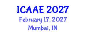 International Conference on Aerospace and Aviation Engineering (ICAAE) February 17, 2027 - Mumbai, India International Conference on Aerospace and Aviation Engineering (ICAAE) February 17, 2027 - Mumbai, India