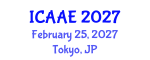 International Conference on Aerospace and Aviation Engineering (ICAAE) February 25, 2027 - Tokyo, Japan International Conference on Aerospace and Aviation Engineering (ICAAE) February 25, 2027 - Tokyo, Japan