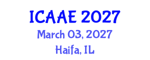 International Conference on Aerospace and Aviation Engineering (ICAAE) March 03, 2027 - Haifa, Israel