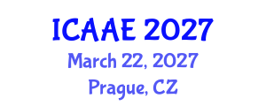 International Conference on Aerospace and Aviation Engineering (ICAAE) March 22, 2027 - Prague, Czechia International Conference on Aerospace and Aviation Engineering (ICAAE) March 22, 2027 - Prague, Czechia