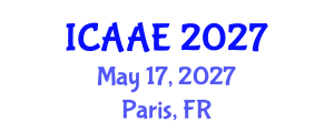 International Conference on Aerospace and Aviation Engineering (ICAAE) May 17, 2027 - Paris, France