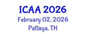 International Conference on Aerospace Avionics (ICAA) February 02, 2026 - Pattaya, Thailand International Conference on Aerospace Avionics (ICAA) February 02, 2026 - Pattaya, Thailand