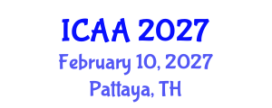 International Conference on Aerospace Avionics (ICAA) February 10, 2027 - Pattaya, Thailand International Conference on Aerospace Avionics (ICAA) February 10, 2027 - Pattaya, Thailand