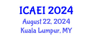 International Conference on Aerospace Engineering and Instability (ICAEI) August 22, 2024 - Kuala Lumpur, Malaysia