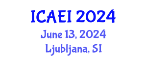 International Conference on Aerospace Engineering and Instability (ICAEI) June 13, 2024 - Ljubljana, Slovenia