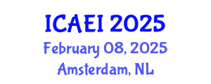International Conference on Aerospace Engineering and Instability (ICAEI) February 08, 2025 - Amsterdam, Netherlands
