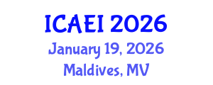 International Conference on Aerospace Engineering and Instability (ICAEI) January 19, 2026 - Maldives, Maldives International Conference on Aerospace Engineering and Instability (ICAEI) January 19, 2026 - Maldives, Maldives