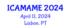 International Conference on Aerospace, Mechanical, Automotive and Materials Engineering (ICAMAME) April 11, 2024 - Lisbon, Portugal