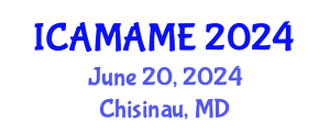 International Conference on Aerospace, Mechanical, Automotive and Materials Engineering (ICAMAME) June 20, 2024 - Chisinau, Republic of Moldova