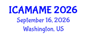 International Conference on Aerospace, Mechanical, Automotive and Materials Engineering (ICAMAME) September 16, 2026 - Washington, United States International Conference on Aerospace, Mechanical, Automotive and Materials Engineering (ICAMAME) September 16, 2026 - Washington, United States
