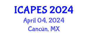 International Conference on Aerospace, Propulsion and Energy Sciences (ICAPES) April 04, 2024 - Cancún, Mexico