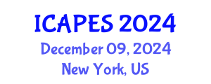 International Conference on Aerospace, Propulsion and Energy Sciences (ICAPES) December 09, 2024 - New York, United States