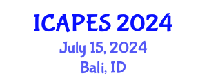 International Conference on Aerospace, Propulsion and Energy Sciences (ICAPES) July 15, 2024 - Bali, Indonesia