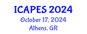 International Conference on Aerospace, Propulsion and Energy Sciences (ICAPES) October 17, 2024 - Athens, Greece