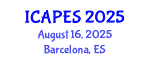 International Conference on Aerospace, Propulsion and Energy Sciences (ICAPES) August 16, 2025 - Barcelona, Spain