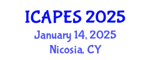 International Conference on Aerospace, Propulsion and Energy Sciences (ICAPES) January 14, 2025 - Nicosia, Cyprus