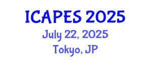 International Conference on Aerospace, Propulsion and Energy Sciences (ICAPES) July 22, 2025 - Tokyo, Japan