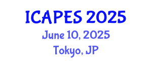 International Conference on Aerospace, Propulsion and Energy Sciences (ICAPES) June 10, 2025 - Tokyo, Japan