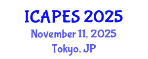 International Conference on Aerospace, Propulsion and Energy Sciences (ICAPES) November 11, 2025 - Tokyo, Japan