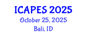 International Conference on Aerospace, Propulsion and Energy Sciences (ICAPES) October 25, 2025 - Bali, Indonesia