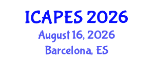 International Conference on Aerospace, Propulsion and Energy Sciences (ICAPES) August 16, 2026 - Barcelona, Spain