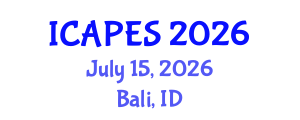 International Conference on Aerospace, Propulsion and Energy Sciences (ICAPES) July 15, 2026 - Bali, Indonesia