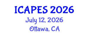 International Conference on Aerospace, Propulsion and Energy Sciences (ICAPES) July 12, 2026 - Ottawa, Canada