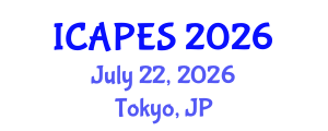 International Conference on Aerospace, Propulsion and Energy Sciences (ICAPES) July 22, 2026 - Tokyo, Japan