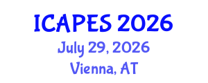 International Conference on Aerospace, Propulsion and Energy Sciences (ICAPES) July 29, 2026 - Vienna, Austria