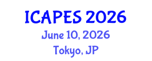 International Conference on Aerospace, Propulsion and Energy Sciences (ICAPES) June 10, 2026 - Tokyo, Japan