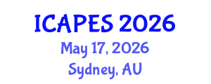 International Conference on Aerospace, Propulsion and Energy Sciences (ICAPES) May 17, 2026 - Sydney, Australia