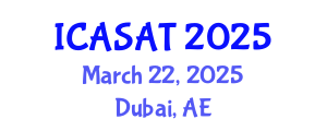 International Conference on Aerospace Sciences and Aviation Technology (ICASAT) March 22, 2025 - Dubai, United Arab Emirates