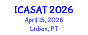 International Conference on Aerospace Sciences and Aviation Technology (ICASAT) April 15, 2026 - Lisbon, Portugal