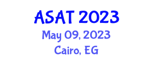 International Conference on Aerospace Sciences & Aviation Technology (ASAT) May 09, 2023 - Cairo, Egypt