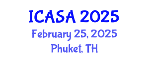 International Conference on Aerospace Systems and Avionics (ICASA) February 25, 2025 - Phuket, Thailand