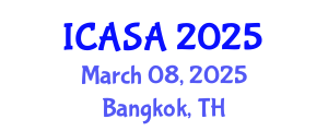 International Conference on Aerospace Systems and Avionics (ICASA) March 08, 2025 - Bangkok, Thailand