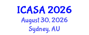 International Conference on Aerospace Systems and Avionics (ICASA) August 30, 2026 - Sydney, Australia