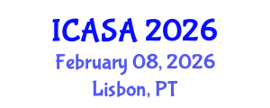 International Conference on Aerospace Systems and Avionics (ICASA) February 08, 2026 - Lisbon, Portugal