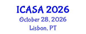 International Conference on Aerospace Systems and Avionics (ICASA) October 28, 2026 - Lisbon, Portugal