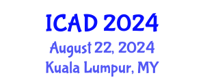 International Conference on Aesthetic Dermatology (ICAD) August 22, 2024 - Kuala Lumpur, Malaysia