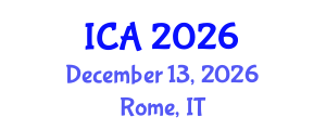 International Conference on Aesthetics (ICA) December 13, 2026 - Rome, Italy International Conference on Aesthetics (ICA) December 13, 2026 - Rome, Italy