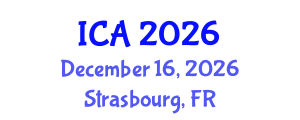 International Conference on Aesthetics (ICA) December 16, 2026 - Strasbourg, France International Conference on Aesthetics (ICA) December 16, 2026 - Strasbourg, France