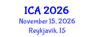 International Conference on Aesthetics (ICA) November 15, 2026 - Reykjavik, Iceland International Conference on Aesthetics (ICA) November 15, 2026 - Reykjavik, Iceland