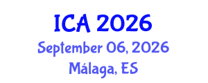 International Conference on Aesthetics (ICA) September 06, 2026 - Málaga, Spain International Conference on Aesthetics (ICA) September 06, 2026 - Málaga, Spain