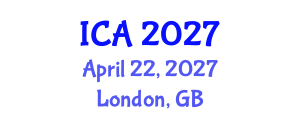 International Conference on Aesthetics (ICA) April 22, 2027 - London, United Kingdom International Conference on Aesthetics (ICA) April 22, 2027 - London, United Kingdom