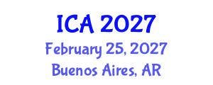 International Conference on Aesthetics (ICA) February 25, 2027 - Buenos Aires, Argentina International Conference on Aesthetics (ICA) February 25, 2027 - Buenos Aires, Argentina