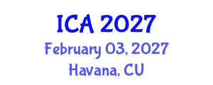 International Conference on Aesthetics (ICA) February 03, 2027 - Havana, Cuba International Conference on Aesthetics (ICA) February 03, 2027 - Havana, Cuba