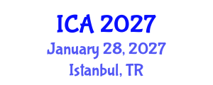 International Conference on Aesthetics (ICA) January 28, 2027 - Istanbul, Turkey International Conference on Aesthetics (ICA) January 28, 2027 - Istanbul, Turkey